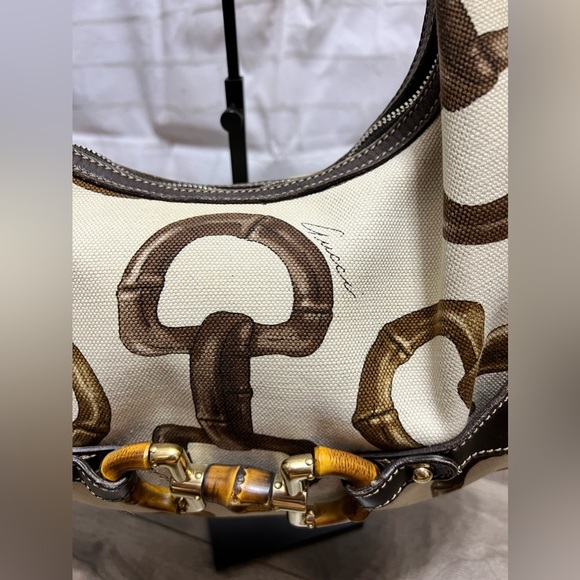 Gucci Vintage Hobo Limited with Bamboo Accent - Picture 2 of 8